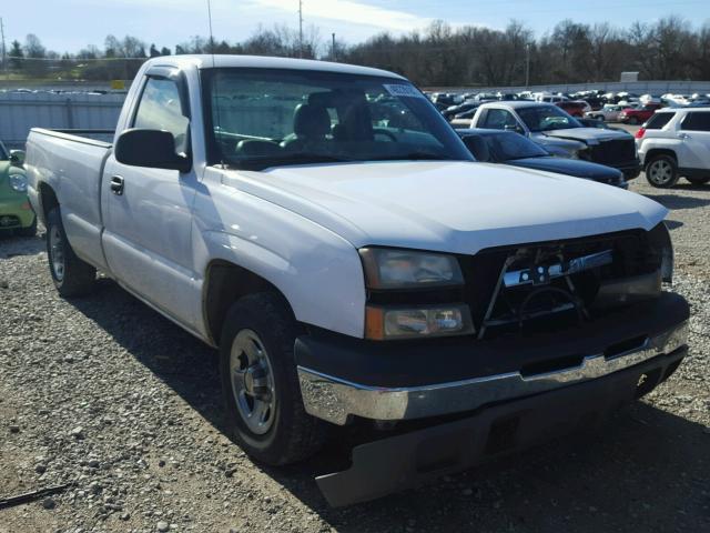 1GCEC14Z34Z297648 - 2004 CHEVROLET SILVERADO WHITE photo 1