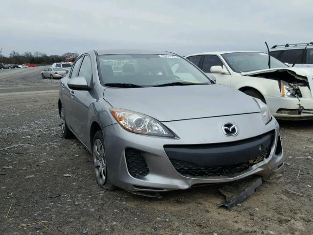 JM1BL1TF7D1774736 - 2013 MAZDA 3 I GRAY photo 1