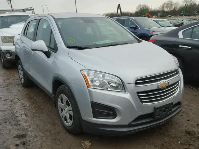 3GNCJKSB1GL125100 - 2016 CHEVROLET TRAX LS SILVER photo 1