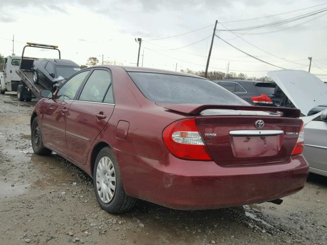 4T1BE30K03U128082 - 2003 TOYOTA CAMRY LE 栗色 照片 3