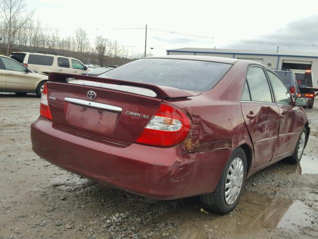 4T1BE30K03U128082 - 2003 TOYOTA CAMRY LE 栗色 照片 4