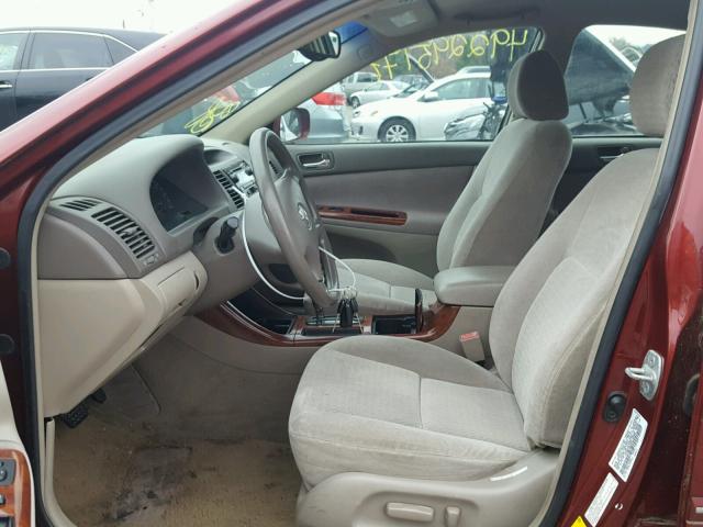 4T1BE30K03U128082 - 2003 TOYOTA CAMRY LE 栗色 照片 5