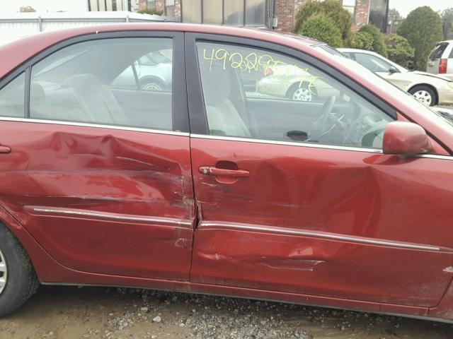 4T1BE30K03U128082 - 2003 TOYOTA CAMRY LE 栗色 照片 9