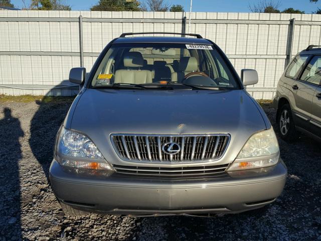 JTJHF10U720274404 - 2002 LEXUS RX 300 GRAY photo 9