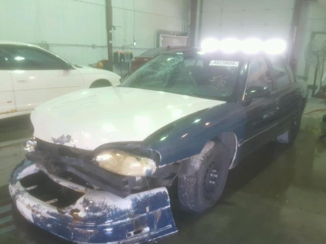 2G1WL52M6X9241195 - 1999 CHEVROLET LUMINA BAS ლურჯი ფოტო 2