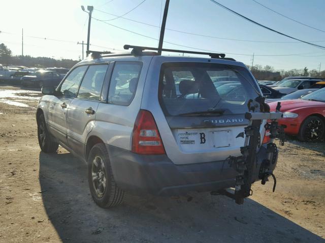 JF1SG63684H760360 - 2004 SUBARU FORESTER 2 SILVER photo 3