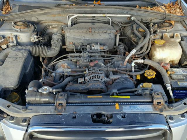 JF1SG63684H760360 - 2004 SUBARU FORESTER 2 SILVER photo 7