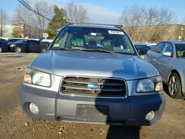 JF1SG63684H760360 - 2004 SUBARU FORESTER 2 SILVER photo 9