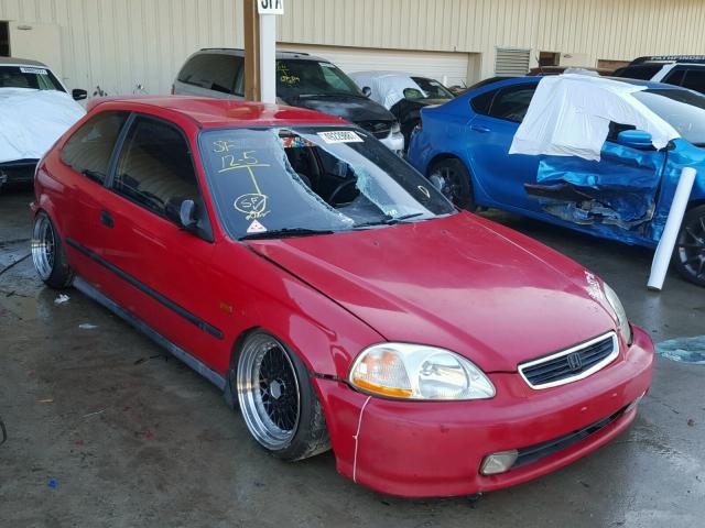 2HGEJ6444WH113152 - 1998 HONDA CIVIC DX RED photo 1