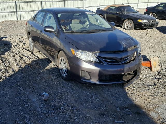 5YFBU4EE3DP074940 - 2013 TOYOTA COROLLA BA GRAY photo 1