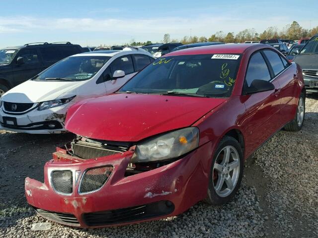 1G2ZG58N074132201 - 2007 PONTIAC G6 BASE RED photo 2