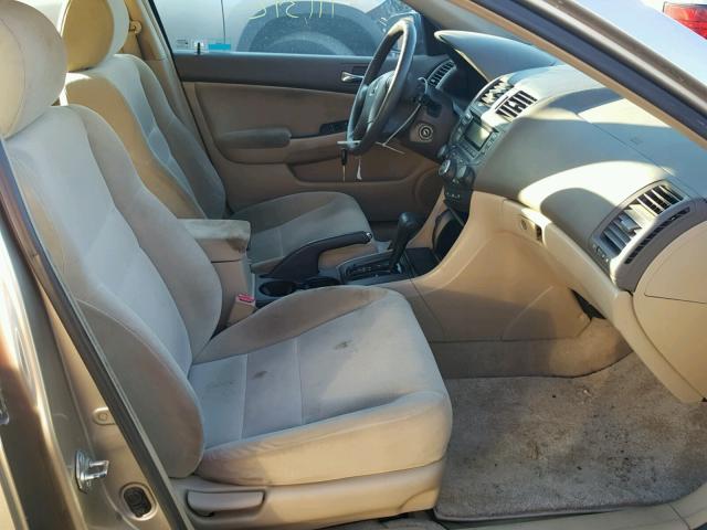 1HGCM56333A036183 - 2003 HONDA ACCORD LX TAN photo 5