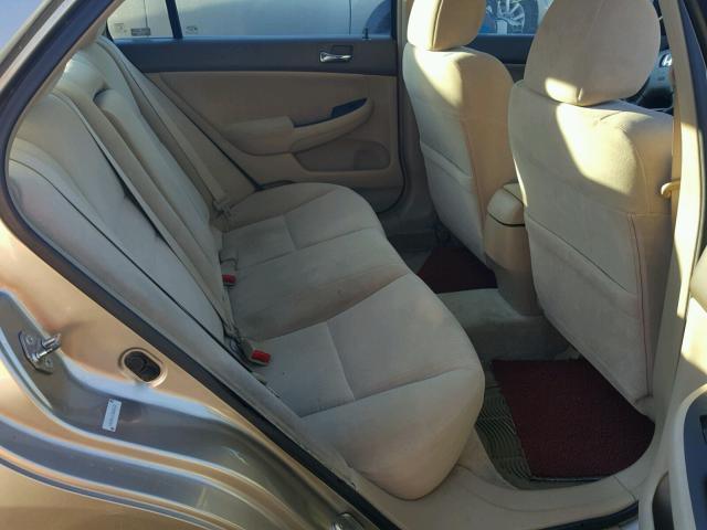 1HGCM56333A036183 - 2003 HONDA ACCORD LX TAN photo 6