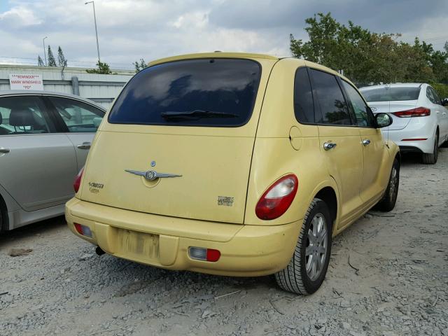 3A4FY58B47T610075 - 2007 CHRYSLER PT CRUISER YELLOW photo 4