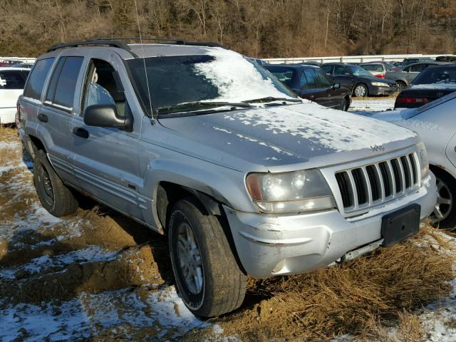 1J8GW48S84C180447 - 2004 JEEP GRAND CHER SILVER photo 1