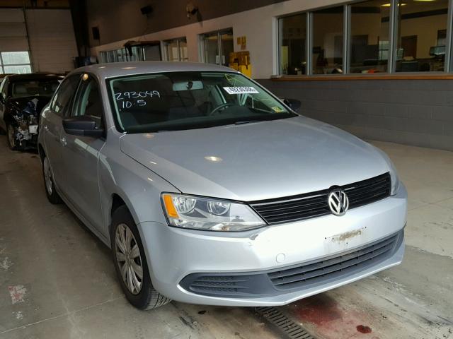 3VW1K7AJ3BM307805 - 2011 VOLKSWAGEN JETTA BASE SILVER photo 1