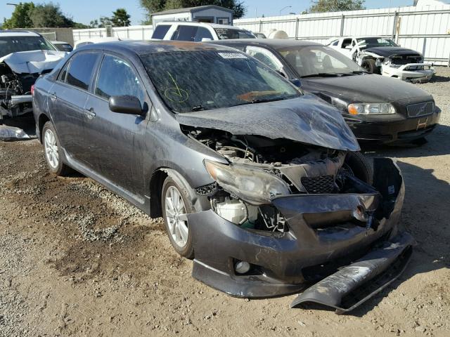 1NXBU4EE1AZ229625 - 2010 TOYOTA COROLLA BA GRAY photo 1