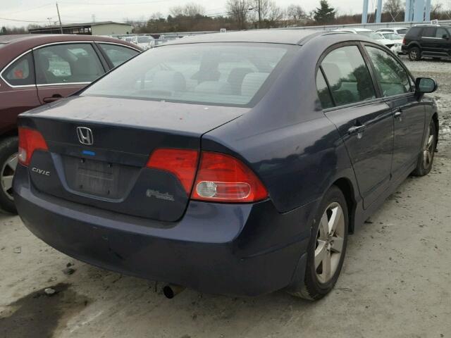 1HGFA168X8L038681 - 2008 HONDA CIVIC EX 蓝色 照片 4