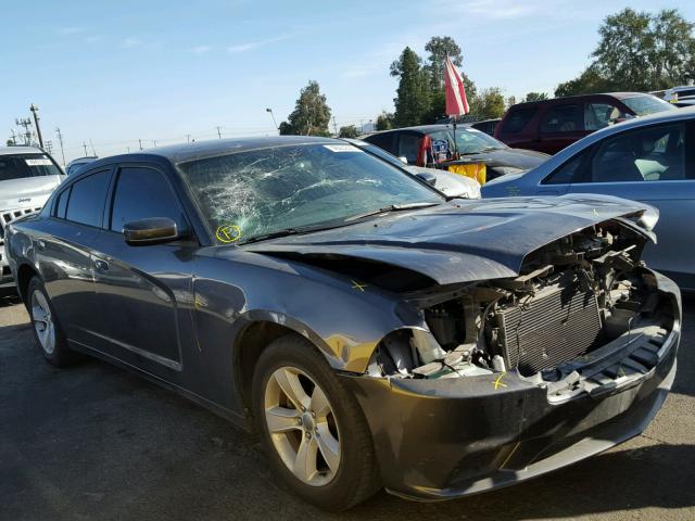 2C3CDXBG4EH262387 - 2014 DODGE CHARGER SE CHARCOAL photo 1