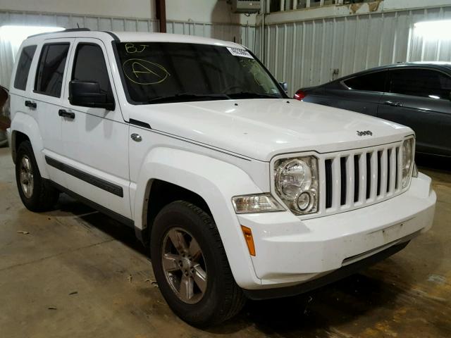 1C4PJLAK3CW105887 - 2012 JEEP LIBERTY SP WHITE photo 1