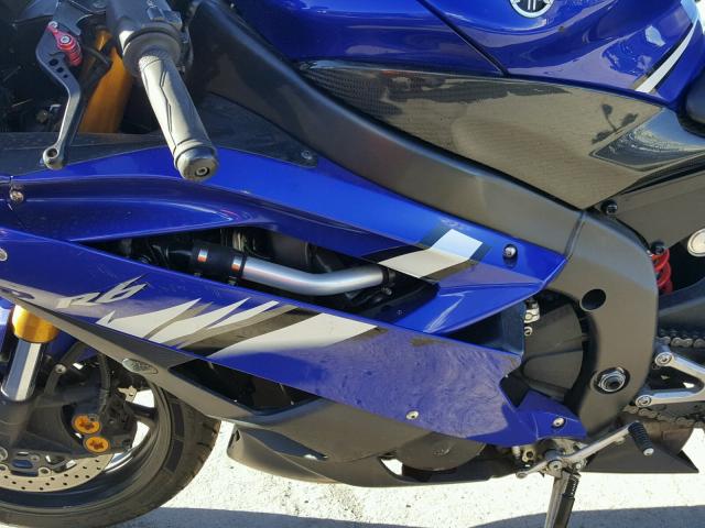 JYARJ12E06A007063 - 2006 YAMAHA YZFR6 L BLUE photo 7