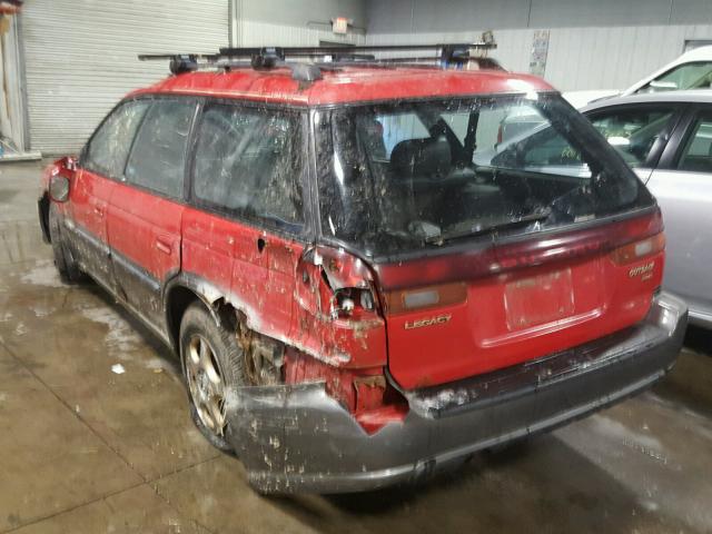 4S3BG6857V6638208 - 1997 SUBARU LEGACY OUT RED photo 3