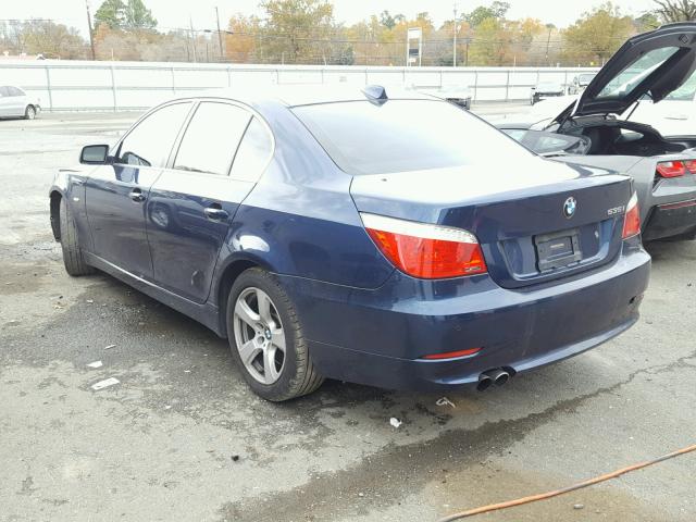 WBANW13568CZ81847 - 2008 BMW 535 I BLUE photo 3