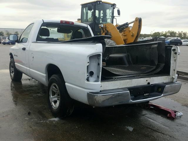 1D7HA16N13J513500 - 2003 DODGE RAM 1500 S WHITE photo 3