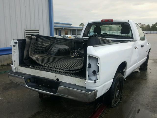 1D7HA16N13J513500 - 2003 DODGE RAM 1500 S WHITE photo 4