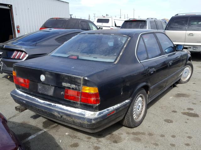 WBAHC2306KBE19253 - 1989 BMW 525 I AUTO BLACK photo 4