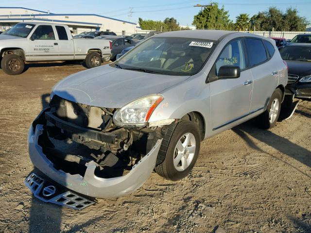 JN8AS5MT0CW259075 - 2012 NISSAN ROGUE S SILVER photo 2