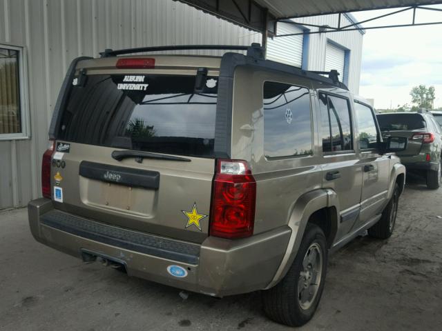 1J8HH48K26C145999 - 2006 JEEP COMMANDER 金色 照片 4