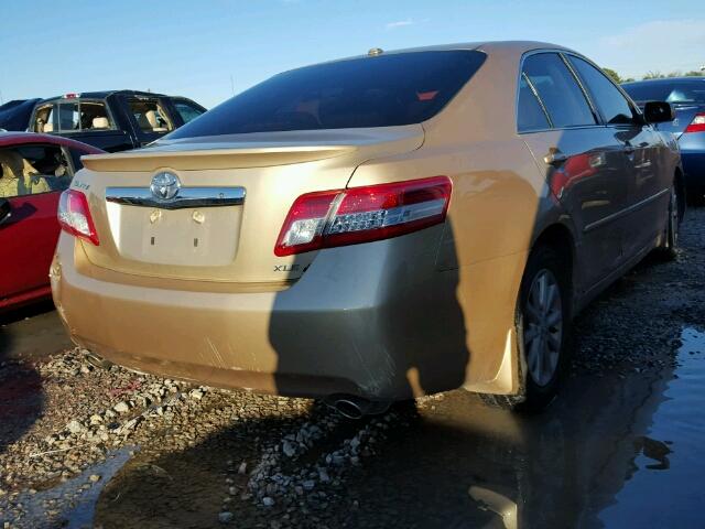 4T1BK3EK4BU120924 - 2011 TOYOTA CAMRY SE GOLD photo 4