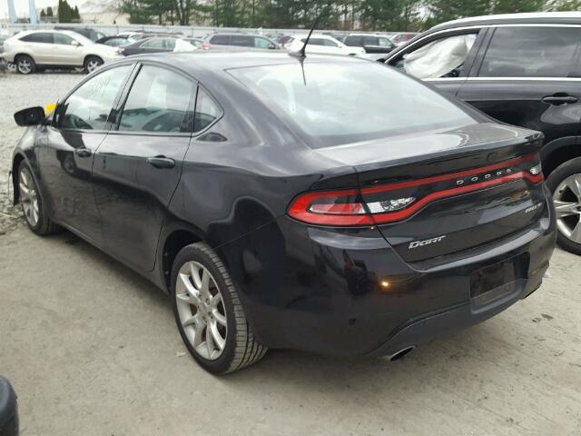 1C3CDFBA1DD256659 - 2013 DODGE DART SXT BLACK photo 3