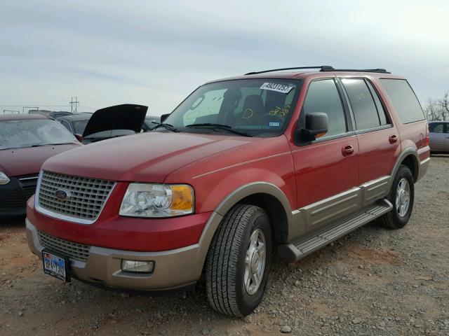 1FMPU17L83LC61089 - 2003 FORD EXPEDITION RED photo 2