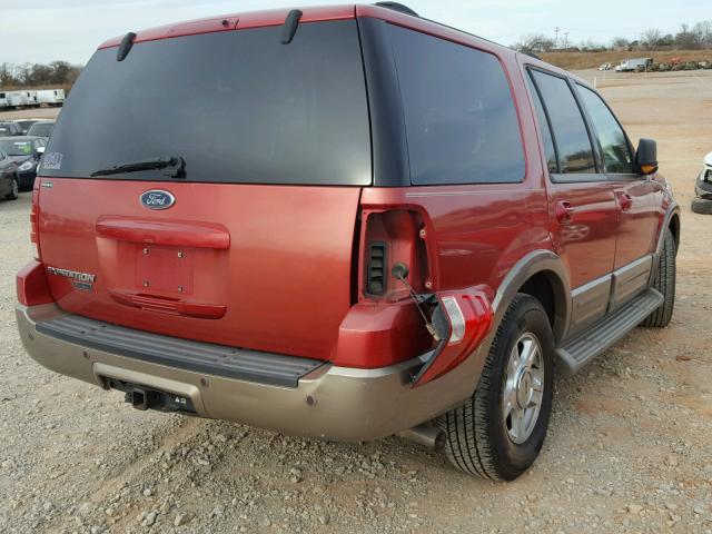 1FMPU17L83LC61089 - 2003 FORD EXPEDITION RED photo 4