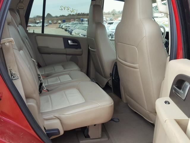 1FMPU17L83LC61089 - 2003 FORD EXPEDITION RED photo 6