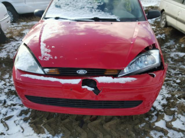 1FAFP33P22W102678 - 2002 FORD FOCUS LX RED photo 7
