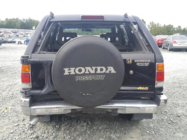 4S6CM58V2V4410400 - 1997 HONDA PASSPORT E BLACK photo 9