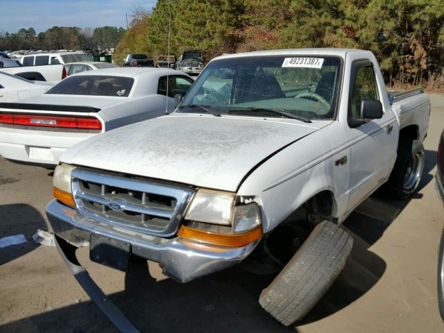 1FTYR10V9XTA80580 - 1999 FORD RANGER WHITE photo 2