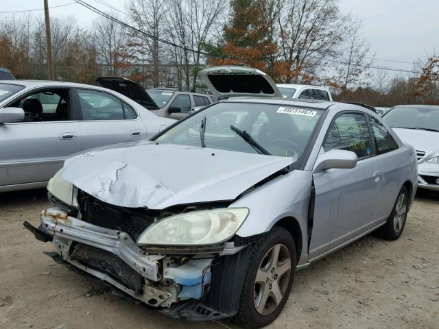 1HGEM21964L063791 - 2004 HONDA CIVIC EX SILVER photo 2