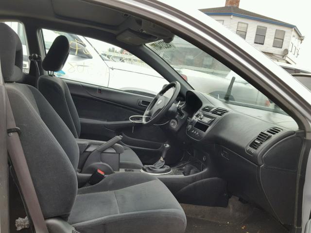 1HGEM21964L063791 - 2004 HONDA CIVIC EX SILVER photo 5