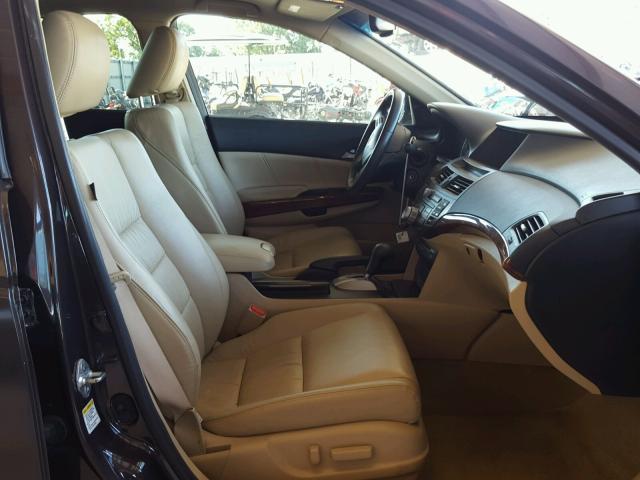 1HGCP3F87BA021109 - 2011 HONDA ACCORD EXL Qəhvəyi foto 5
