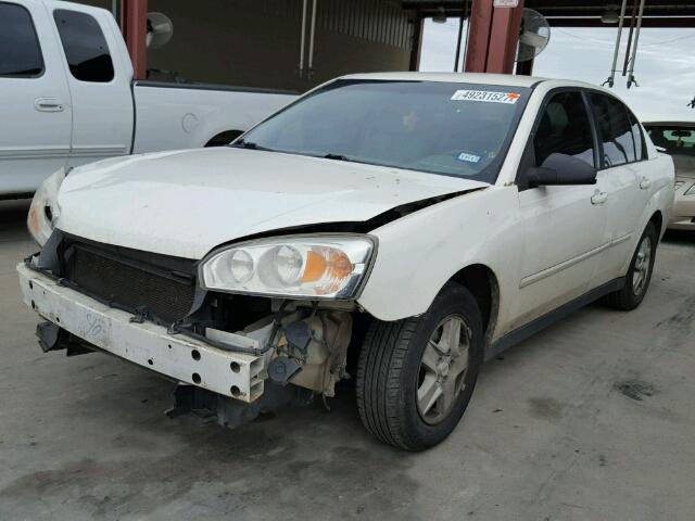 1G1ZT548X5F209691 - 2005 CHEVROLET MALIBU LS WHITE photo 2