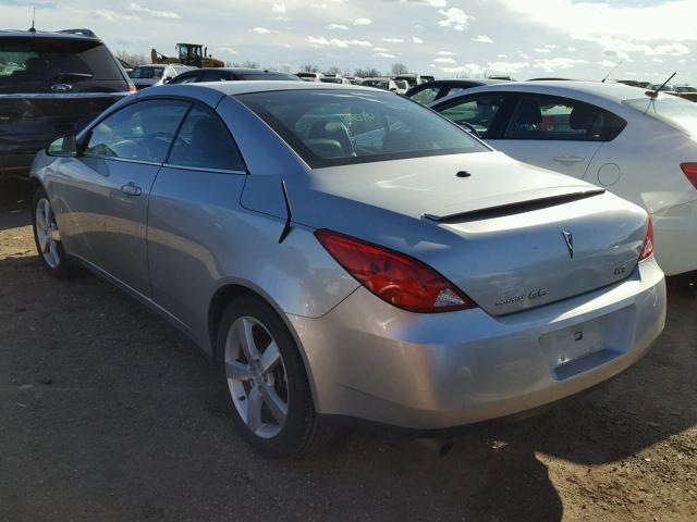 1G2ZH36N184297132 - 2008 PONTIAC G6 GT SILVER photo 3