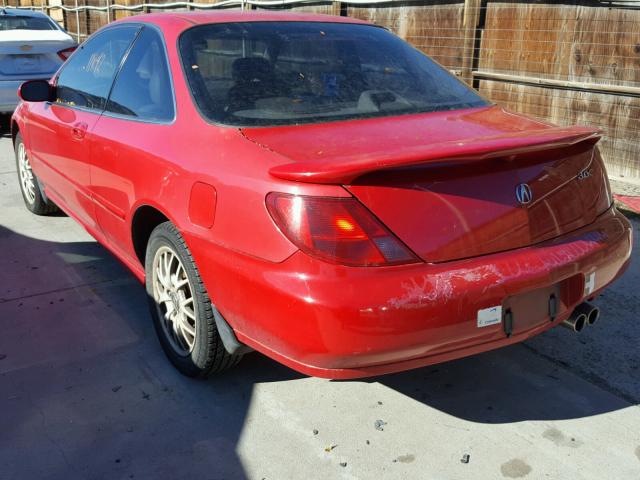 19UYA2259XL003879 - 1999 ACURA 3.0CL Կարմիր լուսանկար 3