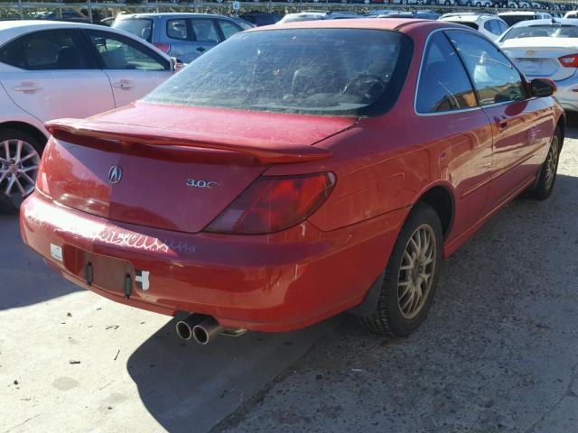 19UYA2259XL003879 - 1999 ACURA 3.0CL Կարմիր լուսանկար 4