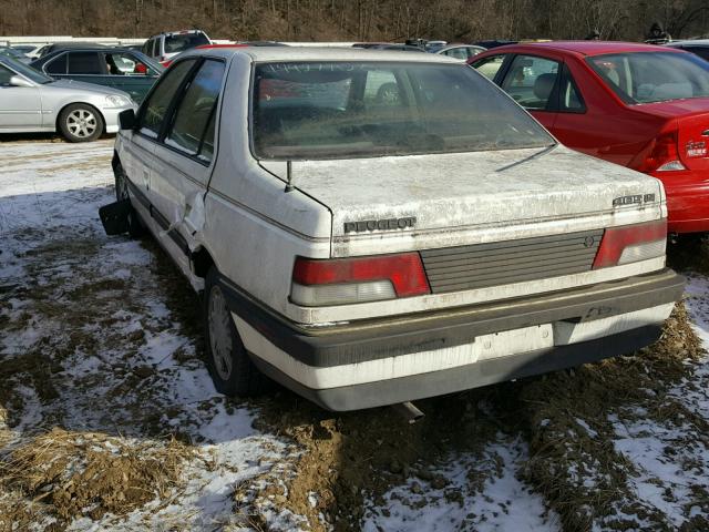 VF3DA12B8KS501928 - 1989 PEUGEOT 405 S WHITE photo 3