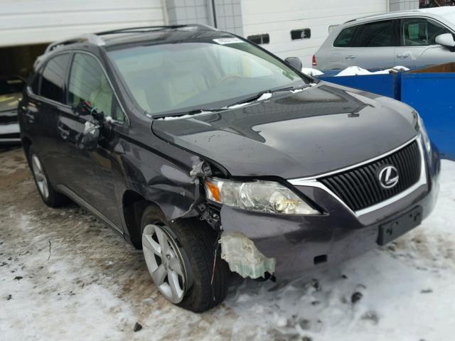 2T2BK1BA7AC074257 - 2010 LEXUS RX 350 GRAY photo 1