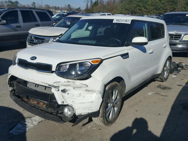 KNDJP3A57G7409741 - 2016 KIA SOUL + WHITE photo 2